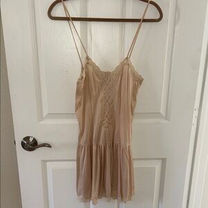 Vintage blush slip dress